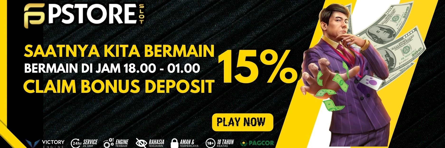 BONUS DEPOSIT 15% MALAM HARI